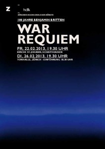 Bild:  2013.02.22./26.|Abschlusskonzert War Requiem - Markus Utz, Leitung