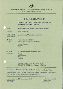 Picture: 1981.06.27.|Sinfoniekonzert