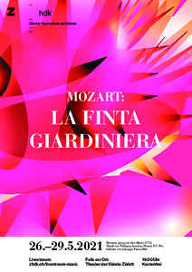Bild:  Oper - La finta giardiniera - Flyer