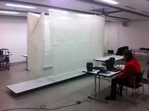 Picture: Projektarbeit im Z-Modul "Visuelle und auditive Experimente"