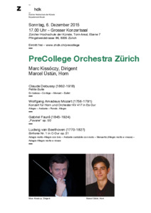 Bild:  2015.12.06|PCOZ Konzert