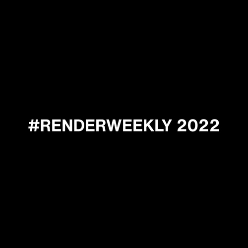 Picture: #Renderweekly - Titelbild