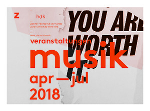 Bild:  Printagenda ZHdK Musik - 2018 Apr-Jul