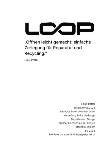 Picture: Loop - Praxisdokumentation