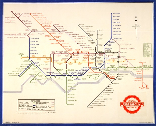 Bild:  Museum_London Underground Map
