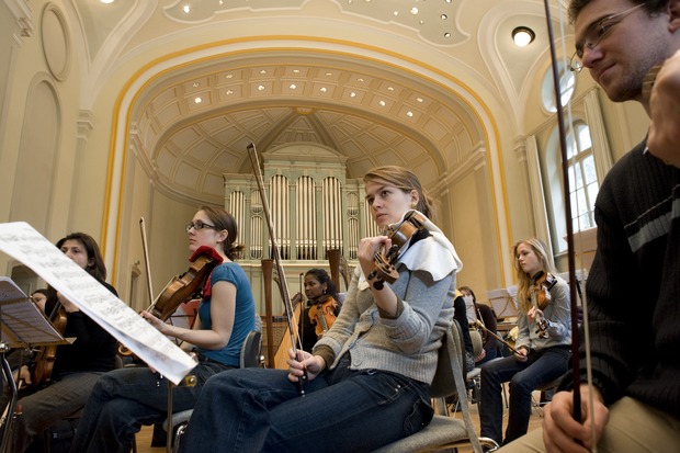 Bild:  Orchesterakademie 2009 der Hochschulen Genf und Zürich