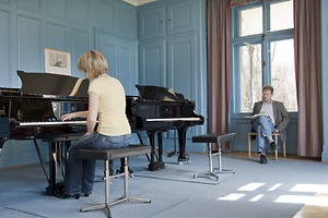 Bild:  Klavier bei Karl-Andreas Kolly