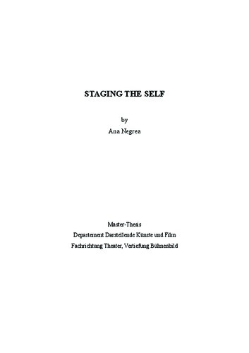 Picture: Staging The Self