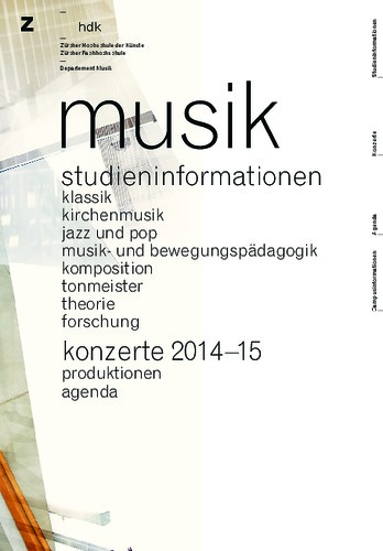 Bild:  2014-15 Musikprogramm
