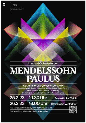 Bild:  Mendelssohn|Paulus|Plakat