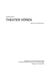 Picture: Theater hören