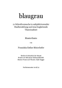 Picture: Masterthesis Franziska Meierhofer Theoriearbeit