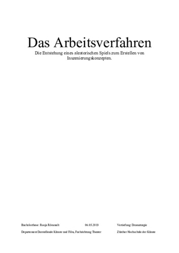 Picture: Das Arbeitsverfahren