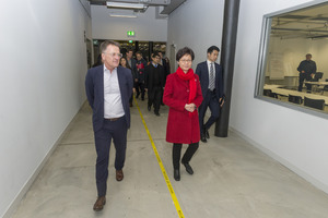 Picture: Hong Kong Chief Executive Carrie Lam visited Zurich University of the Arts