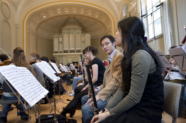 Bild:  Orchesterakademie 2009 der Hochschulen Genf und Zürich