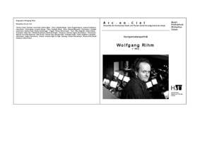 Bild:  2003.02.12.|Komponistenporträt Wolfgang Rihm|Johannes Schöllhorn, Leitung