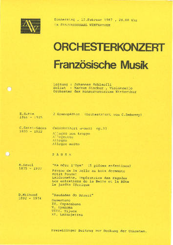 Bild:  1987.02.12.|Orchesterkonzert|J. Schlaefli