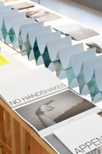 Bild:  Ausstellungsansicht, Zine in Zürich, MATERIAL, Zürich, 2020