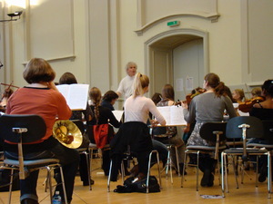 Bild:  2009.02.21.|Orchesterworkshop mit Sir Simon Rattle