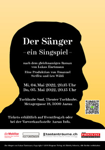 Picture: Der Sänger - ein Singspiel - Flyer Vorderseite