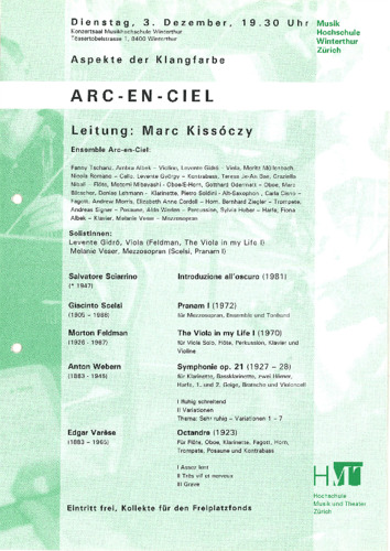 Picture: 2002.12.03.|Arc-en-ciel|Aspekte der Klangfarbe|Flyer