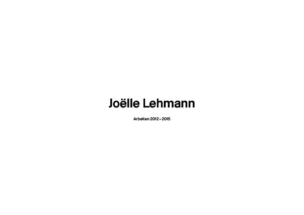 Picture:  Joelle Lehmann 2015 Portfolio