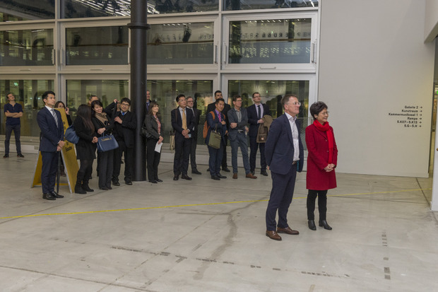 Picture: Hong Kong Chief Executive Carrie Lam visited Zurich University of the Arts