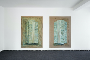 Bild:  Digital Studio Visits | Vera Palme | SOS (1) and SOS (2), 2020 | each 180 x 125 cm