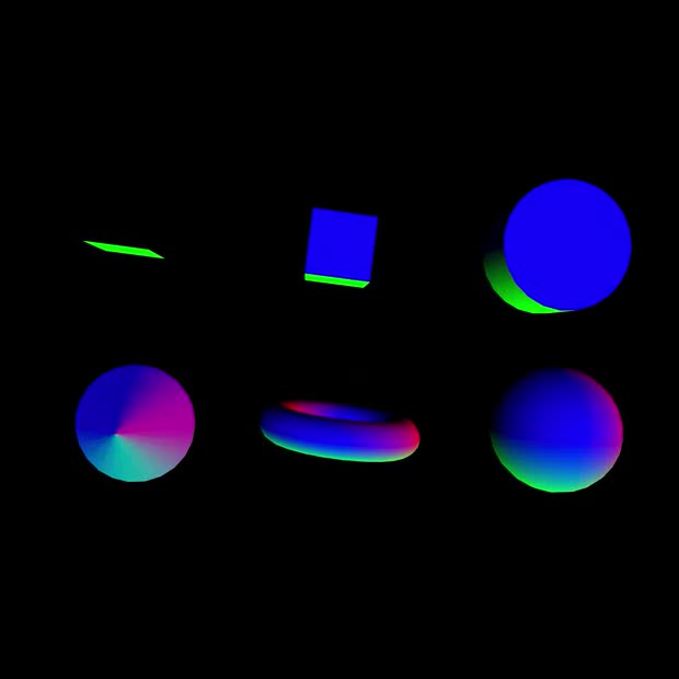 Picture: Creative Coding Dokumentation "Shapes in Orbit"