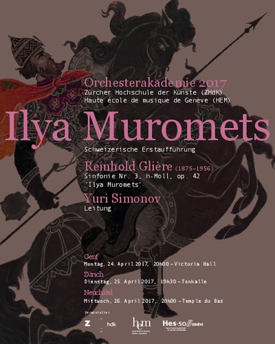 Picture: Programm (de, fr) 'Ilya Muromets'