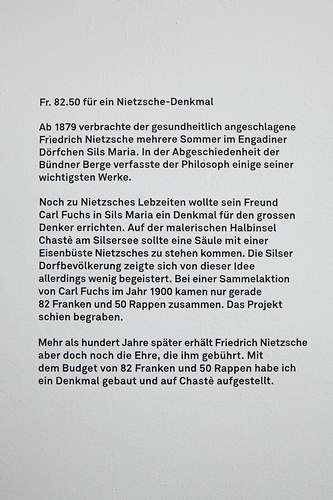 Picture: r. 82.50 für ein Nietzche-Denkmal