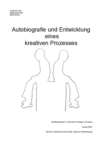 Picture: Autobiografie und Entwicklung eines kreativen Prozesses 