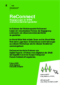 Bild:  ReConnect – «Online» Booklet