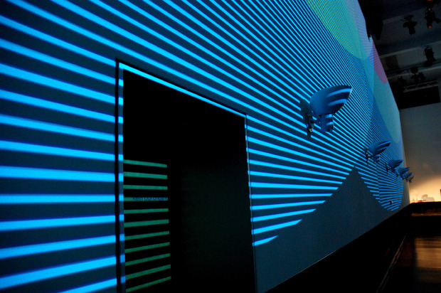 Bild:  Lichtprojektionen AIC 2011