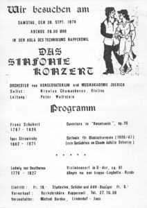 Bild:  1978.09.30.|Sinfoniekonzert