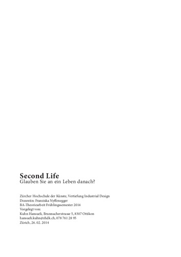 Picture: Second Life