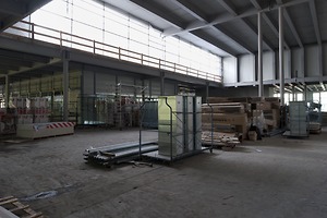Bild:  Toni-Areal: Bauphase Grundausbau Stahlbau