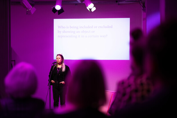 Picture: Vernissage «Zones of Potential Encounters», oxyd – Kunsträume, 25.05.2022. Foto: Andri Kaufmann Janutin, 2022