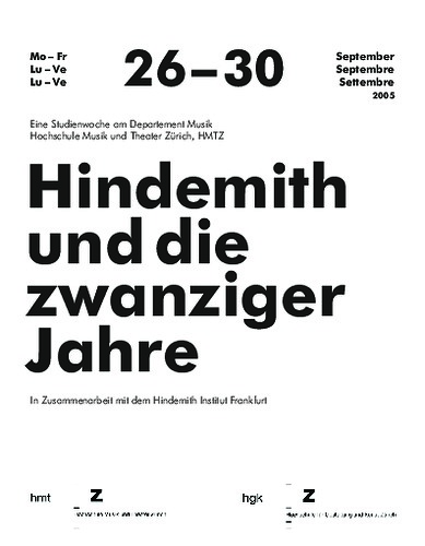 Picture: Studienwoche Hindemith
