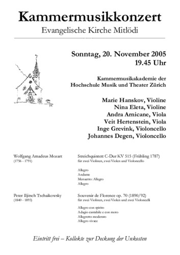 Bild:  2005 Kammermusikakademie
