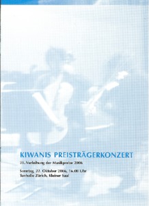 Bild:  Kiwanis Preisträgerkonzert 2006