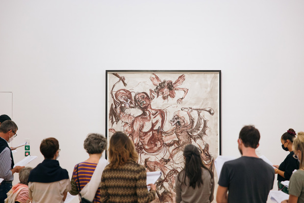 Picture: Szenischer Rundgang durch die Ausstellung "Kara Walker: A Black Hole Is Everything a Star Longs to Be", Kunstmuseum Basel, 05.06.–26.09.2021