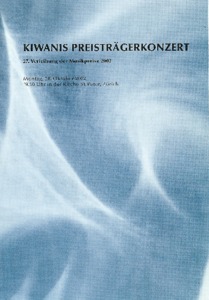 Bild:  Kiwanis Musikpreis
