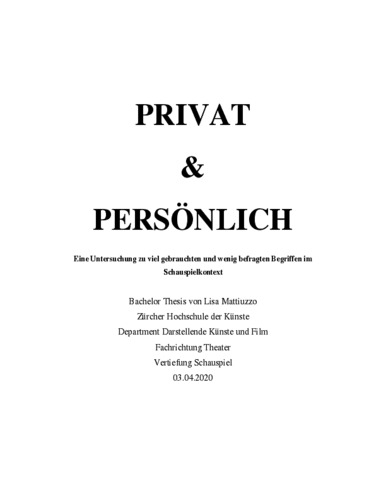 Picture: Privat & Persönlich