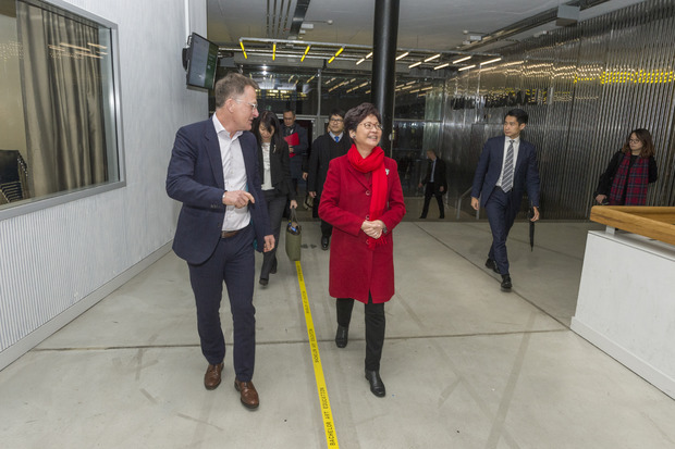 Picture: Hong Kong Chief Executive Carrie Lam visited Zurich University of the Arts