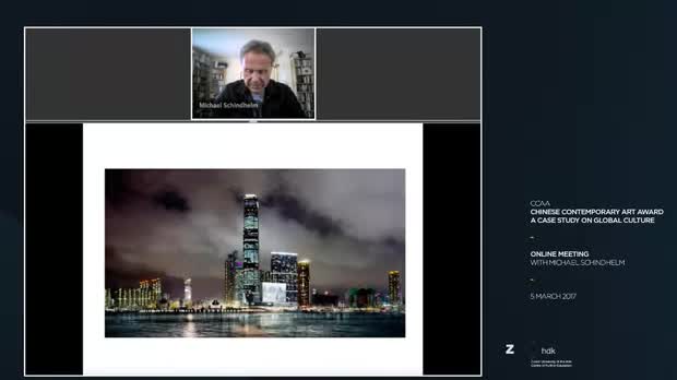 Picture: 6th Online Meeting with Michael Schindhelm