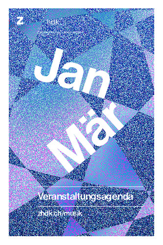 Bild:  Printagenda ZHdK Musik - 2023 Jan-Mär