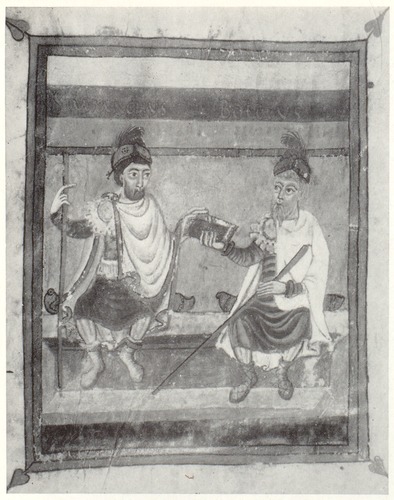 Picture: Boèce et son beau-père Symmaque, artisans de la renaissance des lettres sous Théoderich.