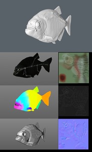 Picture: ZModul-Cinema4DRuedy_Stacher_Textures_Normals_HighPoly_LowPoly