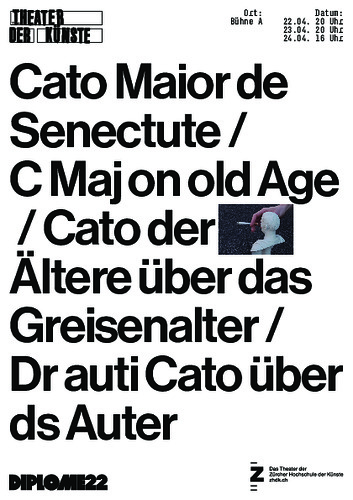 Picture: Cato Maior de Senectute, Flyer
